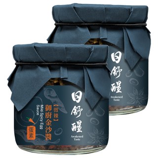 日舒醒 金沙醬 放牧鴨蛋製作 可拌飯拌麵拌菜 無色素 無防腐劑 無人工香料, 150g, 2罐