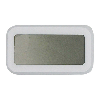 E.dot 多功能LED感光懶人智慧鬧鐘，超大數字顯示，帶溫度顯示, 白色