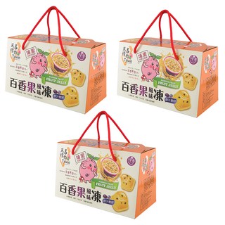 埔里百香果風味凍 鮮採系列 原汁原籽, 1kg, 3盒