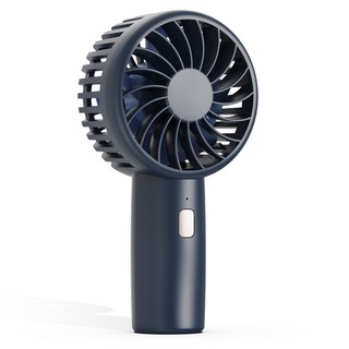 하이온 휴대용 미니 무선 손선풍기, H14, 미드나잇블루