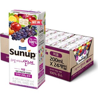 Maeil Sunup 紫色蔬果汁, 200ml, 24入