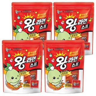팔도 왕라면 스프 20p, 100g, 4개