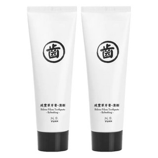 YUAN 阿原 咸豐草牙膏 清新, 75g, 2條