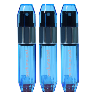 트라발로 퍼퓸팟 아이스 펌핑식 충전 휴대용 향수공병 5ml, 스카이블루, 3개