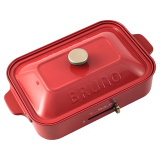 BRUnO 多功能電烤盤, 高溫耐受不沾塗層烤盤, 快速導熱設計, 分離式電源設計, BOE021-RE