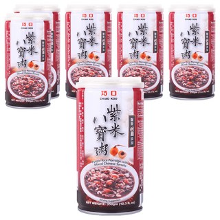 巧口 紫米八寶粥, 精選多種食材, 營養豐富, 口感豐富, 層次分明, 350g, 6罐