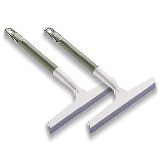 Livemore 簡約掛環手持除水刮刀, 綠色, 2個