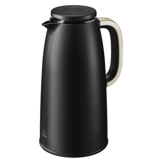 ZOJIRUSHI 象印 玻璃內膽真空保溫茶壺, 黑色, 1L, 1個