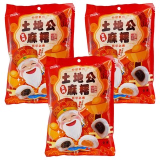 凱岳 土地公綜合麻糬, 150g, 3包