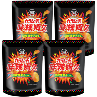 KOIKEYA 湖池屋 咔辣姆久 勁辣唐辛子洋芋片, 500g, 4個