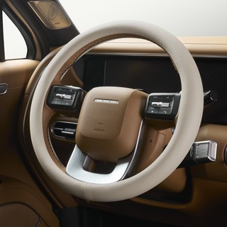 벤딕트 자동차 핸들커버, 코튼베이지