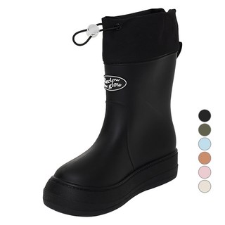 RECLOW 女款Re Rain皺褶靴