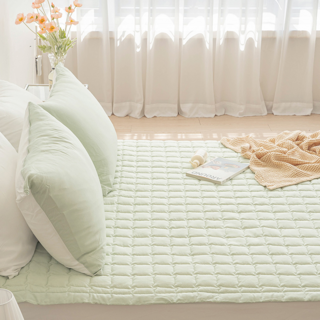 아토앤알로 모달100% 몽그리 침대패드, 그린