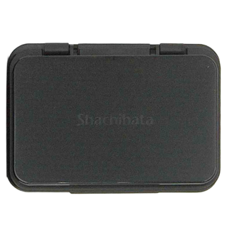 Shachihata 寫吉達 油性印台, 蓋章擦印專用, 黑色, 1個