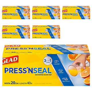 GLAD 佳能 神奇密實保鮮膜 小碗盤專用 40m x 20cm 6捲