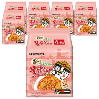 Buldak Ramen 火辣雞肉鐵板炒麵 粉紅醬風味 140g, 24包