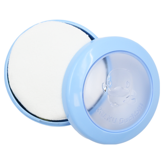 KU.KU Duckbill 酷咕鴨 超薄粉撲盒 ABS材質 附細絨毛粉撲, 1個