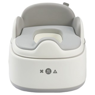 KU.KU Duckbill 酷咕鴨 KUKU PLUS 豪華軟墊3合1學習便器馬桶 曜石灰