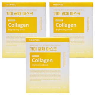 MEDIPEEL 美蒂菲 純素維他命膠原亮白面膜 30ml, 50片, 3盒