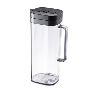 上手家居 按壓式耐熱水壺, 黑色, 1個, 2L