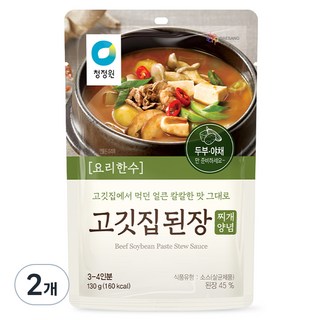 清淨園 美食食譜 肉家大醬燉菜調味 130g, 2個