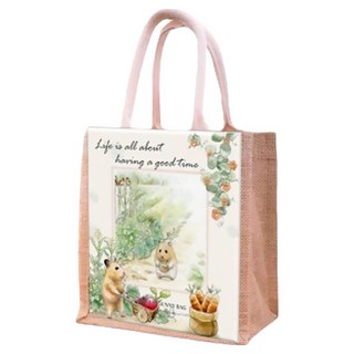 GELLIS 鵲利仕 英國鄉村風小麻包, 倉鼠次郎農作篇, 1個