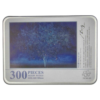 TAIWANG 台旺文創 生之頌 拼圖 Set 300片 260x380mm, 1盒, 藍色調