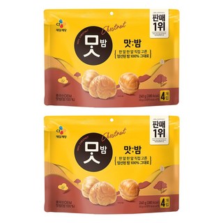 Matbam 即食免剝殼烤栗子, 60g, 8包