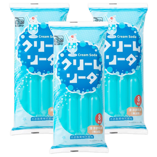 光武 奶油蘇打風味飲冰棒, 504ml, 3包