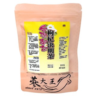 蔘大王 台灣菊花枸杞決明子茶包 6g x 10包 養生保健, 1組