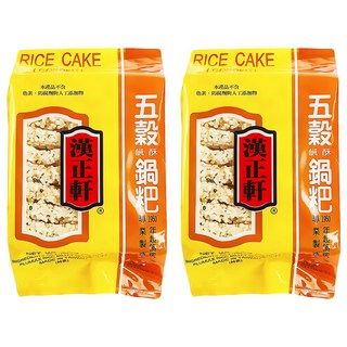 漢正軒 五榖鹹酥鍋粑, 酥脆不膩 健康零食 適合素食者, 200g, 2包