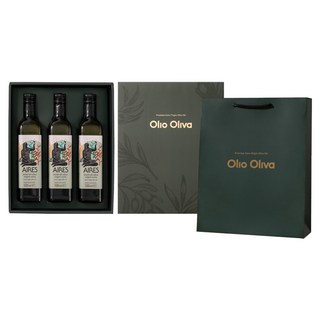 아이레스 데 하엔 엑스트라버진 올리브오일 500ml 3개입 선물세트, 1세트