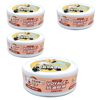 nu4PET 陪心寵糧 世界風貓咪主食罐 義式奶油鮭魚 添加卵磷脂+橄欖葉, 80g, 4罐