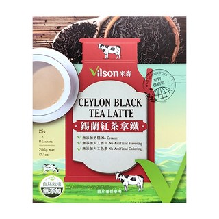 米森 錫蘭紅茶拿鐵 無添加防腐劑、人工香料及色素, 25g, 8包, 1盒