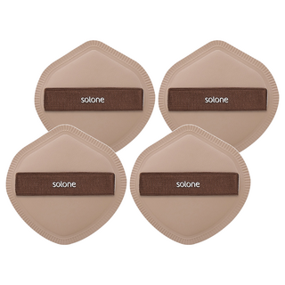 Solone 台灣公司貨 彈力訂製舒芙蕾海綿 盾形, 可可色, 4個