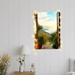 SANGSANG HOO 小型織物海報, 陽光地平線