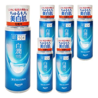 Hadalabo 肌研 白潤化妝水 170ml 添加高純度熊果素 維他命C衍生物及玻尿酸, 6件