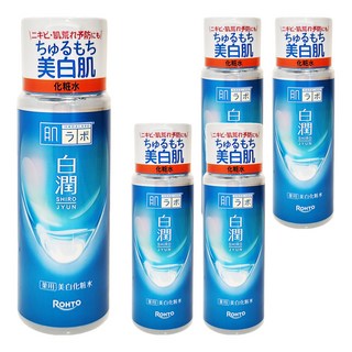 Hadalabo 肌研 白潤化妝水 170ml 添加高純度熊果素 維他命C衍生物及玻尿酸, 5件