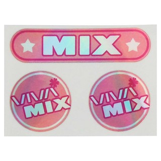 GOGORO MIX 後牌三件貼 櫻花粉, 1組
