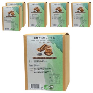 茂格生機 有機青仁黑豆牛蒡茶, 15g, 10包, 6盒