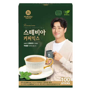 맥널티커피 스테비아 커피믹스, 9.5g, 100개입, 1개