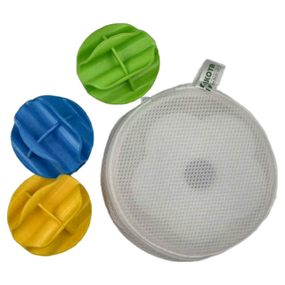 HIKOYA 和彥家 呵護型立體內衣洗衣袋組, 白色 + 黃色 + 綠色 + 藍色, 1組