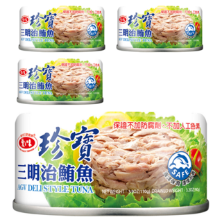 愛之味 三明治鮪魚, 110g, 12罐