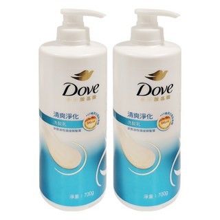 Dove 多芬清爽淨化洗髮乳, 胜肽胺基酸迷迭香精萃, 針對油性髮質, 700g, 2瓶