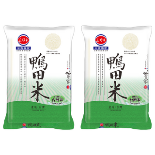 三好米 鴨田米 與農民簽約合作 品質穩定 輕巧包裝 真空保存, 1kg, 2包, 未分級