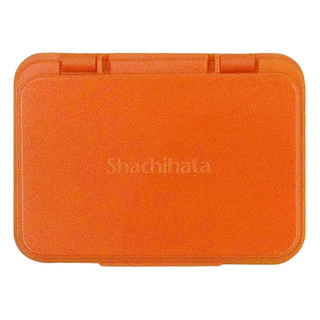Shachihata 寫吉達 油性印台 HGN-1 朱色, 橘色, 1個