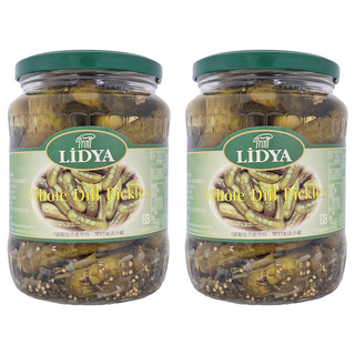 LIDYA 莉迪亞 蒔蘿醋漬酸瓜, 670公克, 360公克固形量, 土耳其原產, 720ml, 2罐