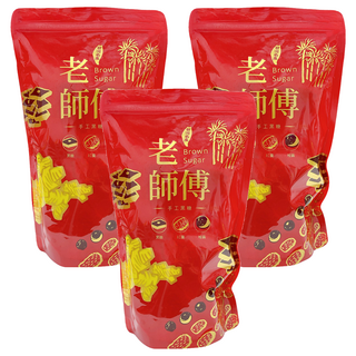 老師傅 黑糖海燕窩紅棗桂圓茶磚, 500g, 11入, 3包