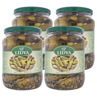 LIDYA 莉迪亞 蒔蘿醋漬酸瓜, 670公克, 360公克固形量, 土耳其原產, 720ml, 4罐