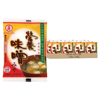 工研營養味噌 非基因改造黃豆 素食可用, 140g, 12包